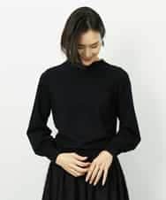 FMFDD15190 MICHEL KLEIN(ミッシェルクラン) ホールガーメント(R)ボトルネックニット アイボリー