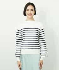 FMFDD15190 MICHEL KLEIN(ミッシェルクラン) ホールガーメント(R)ボトルネックニット アイボリー