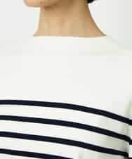 FMFDD15190 MICHEL KLEIN(ミッシェルクラン) ホールガーメント(R)ボトルネックニット アイボリー