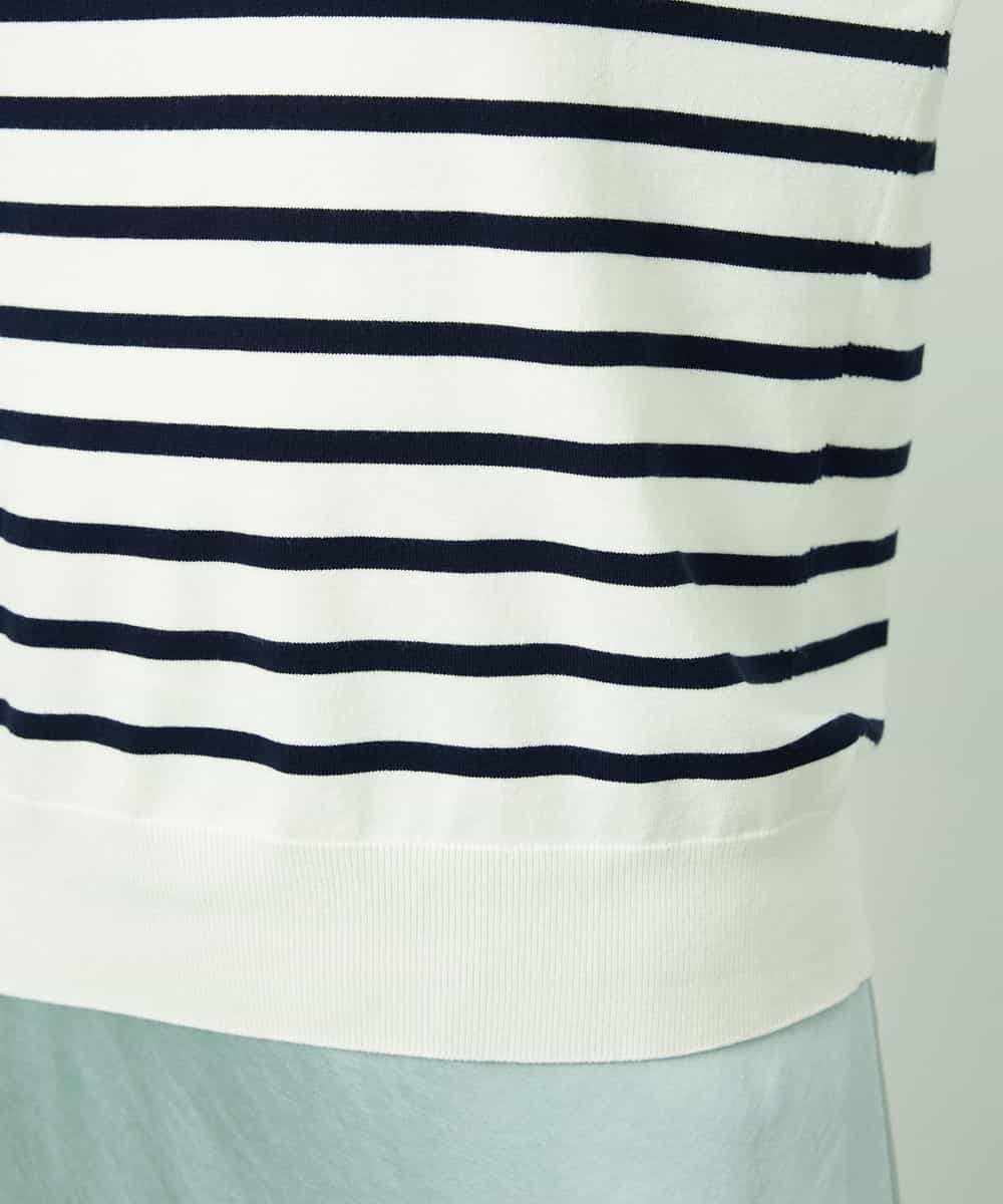 FMFDD15190 MICHEL KLEIN(ミッシェルクラン) ホールガーメント(R)ボトルネックニット アイボリー