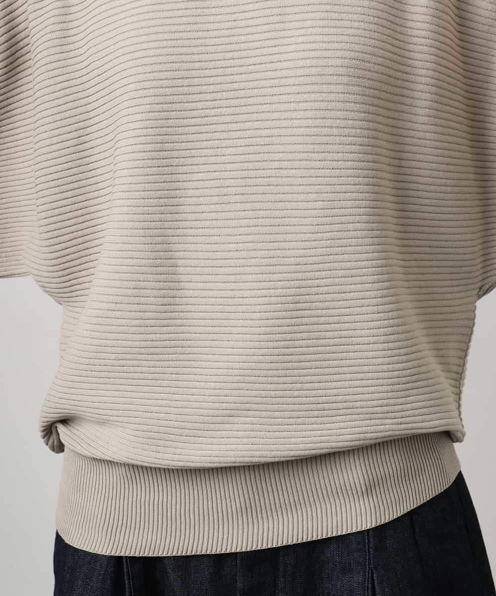 FMFDD17190 MICHEL KLEIN(ミッシェルクラン) ［定番人気］ホールガーメント(R)ドルマンスリーブニット ライトイエロー