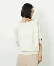 FMFDD17190 MICHEL KLEIN(ミッシェルクラン) ［定番人気］ホールガーメント(R)ドルマンスリーブニット アイボリー