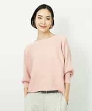 FMFDD17190 MICHEL KLEIN(ミッシェルクラン) ［定番人気］ホールガーメント(R)ドルマンスリーブニット アイボリー