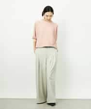 FMFDD17190 MICHEL KLEIN(ミッシェルクラン) ［定番人気］ホールガーメント(R)ドルマンスリーブニット アイボリー