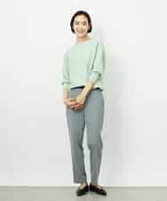 FMFDD17190 MICHEL KLEIN(ミッシェルクラン) ［定番人気］ホールガーメント(R)ドルマンスリーブニット アイボリー