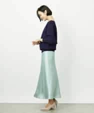 FMFDD17190 MICHEL KLEIN(ミッシェルクラン) ［定番人気］ホールガーメント(R)ドルマンスリーブニット アイボリー