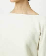 FMFDD17190 MICHEL KLEIN(ミッシェルクラン) ［定番人気］ホールガーメント(R)ドルマンスリーブニット アイボリー