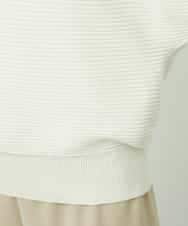 FMFDD17190 MICHEL KLEIN(ミッシェルクラン) ［定番人気］ホールガーメント(R)ドルマンスリーブニット アイボリー