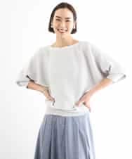 FMFDD17190 MICHEL KLEIN(ミッシェルクラン) ［定番人気］ホールガーメント(R)ドルマンスリーブニット ベージュ