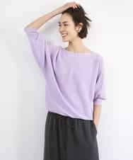 FMFDD17190 MICHEL KLEIN(ミッシェルクラン) ［定番人気］ホールガーメント(R)ドルマンスリーブニット ベージュ