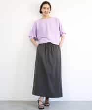 FMFDD17190 MICHEL KLEIN(ミッシェルクラン) ［定番人気］ホールガーメント(R)ドルマンスリーブニット ベージュ