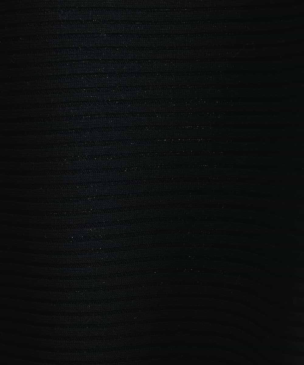 FMFDV17160 MICHEL KLEIN(ミッシェルクラン) [2024春の新色]ホールガーメント(R)ドルマンスリーブニット（7分袖） ブラック(94)