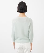 FMFFA04230 MICHEL KLEIN(ミッシェルクラン) ホールガーメント(R)ドライタッチラメニット ミント
