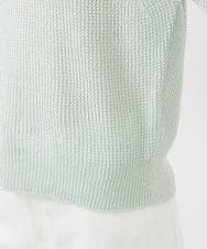 FMFFA04230 MICHEL KLEIN(ミッシェルクラン) ホールガーメント(R)ドライタッチラメニット ミント
