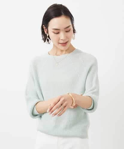 FMFFA04230 MICHEL KLEIN ホールガーメント(R)ドライタッチラメニット