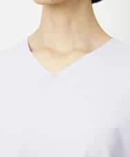 FMFFV19190 MICHEL KLEIN(ミッシェルクラン) 裾切替フレアニットプルオーバー ラベンダー