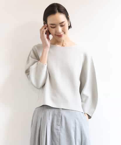 FMFGD18220 MICHEL KLEIN ホールガーメント(R)パフスリーブニット