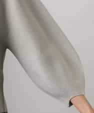 FMFGD18220 MICHEL KLEIN(ミッシェルクラン) ホールガーメント(R)パフスリーブニット オフホワイト