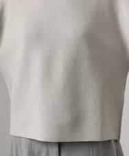 FMFGD18220 MICHEL KLEIN(ミッシェルクラン) ホールガーメント(R)パフスリーブニット オフホワイト