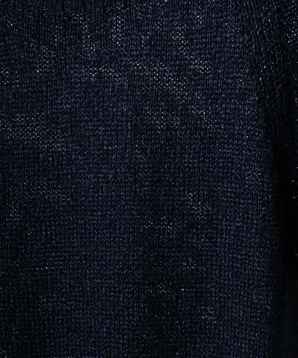 FMFGD19190 MICHEL KLEIN(ミッシェルクラン) ペーパーヤーンフェードカラーニット ライトブルー