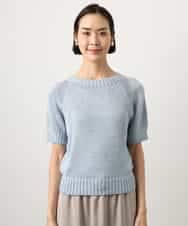 FMFGD19190 MICHEL KLEIN(ミッシェルクラン) フェードカラーラグランニット グリーン