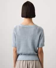 FMFGD19190 MICHEL KLEIN(ミッシェルクラン) フェードカラーラグランニット グリーン