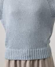 FMFGD19190 MICHEL KLEIN(ミッシェルクラン) フェードカラーラグランニット グリーン