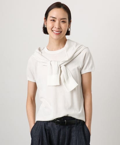 FMFGD24180 MICHEL KLEIN [アンサンブル対応]シアープルオーバー