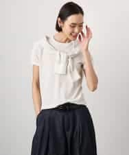 FMFGD24180 MICHEL KLEIN(ミッシェルクラン) [アンサンブル対応]シアープルオーバー ブルー