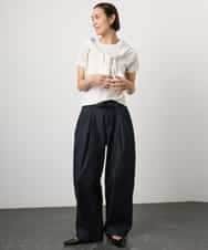 FMFGD24180 MICHEL KLEIN(ミッシェルクラン) [アンサンブル対応]シアープルオーバー ブルー