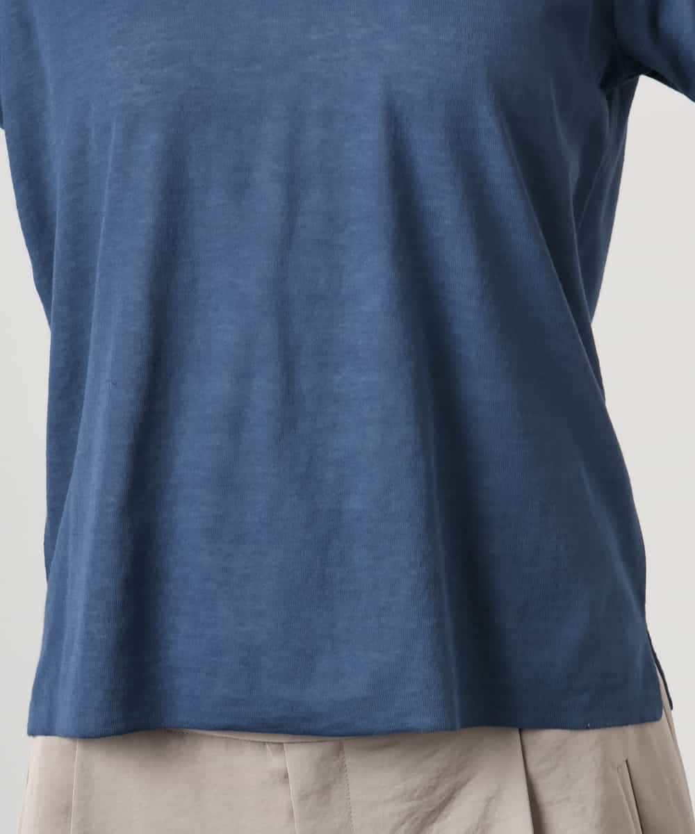 FMFGD24180 MICHEL KLEIN(ミッシェルクラン) [アンサンブル対応]シアープルオーバー ブルー