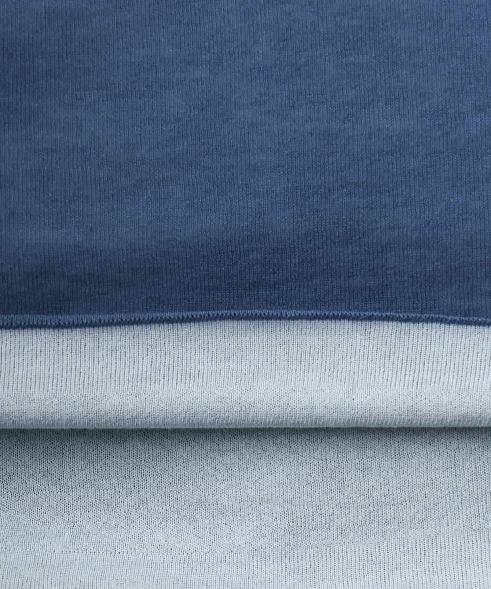 FMFGD24180 MICHEL KLEIN(ミッシェルクラン) [アンサンブル対応]シアープルオーバー ブルー