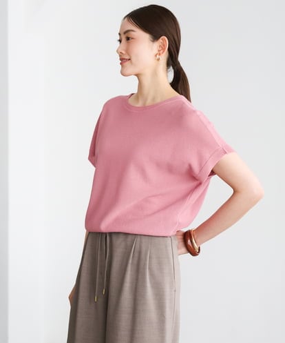 FMFGD26170 MICHEL KLEIN ホールガーメント(R)フレンチスリーブニット