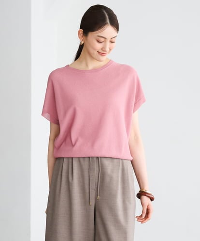 FMFGD26170 MICHEL KLEIN ホールガーメント(R)フレンチスリーブニット