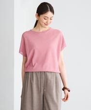FMFGD26170 MICHEL KLEIN(ミッシェルクラン) ホールガーメント(R)フレンチスリーブニット ピンク