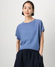 FMFGD26170 MICHEL KLEIN(ミッシェルクラン) ホールガーメント(R)フレンチスリーブニット ベージュ