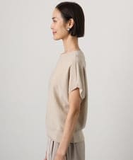 FMFGD26170 MICHEL KLEIN(ミッシェルクラン) ホールガーメント(R)フレンチスリーブニット ベージュ