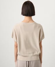 FMFGD26170 MICHEL KLEIN(ミッシェルクラン) ホールガーメント(R)フレンチスリーブニット ベージュ