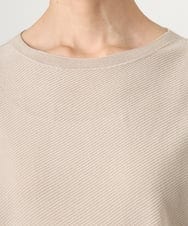 FMFGD26170 MICHEL KLEIN(ミッシェルクラン) ホールガーメント(R)フレンチスリーブニット ベージュ