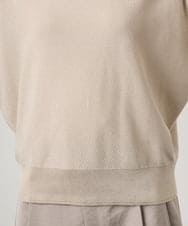 FMFGD26170 MICHEL KLEIN(ミッシェルクラン) ホールガーメント(R)フレンチスリーブニット ベージュ