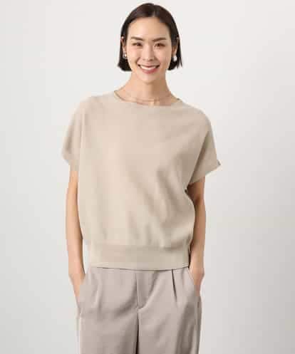 FMFGD26170 MICHEL KLEIN ホールガーメント(R)フレンチスリーブニット