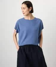 FMFGD26170 MICHEL KLEIN(ミッシェルクラン) ホールガーメント(R)フレンチスリーブニット ベージュ