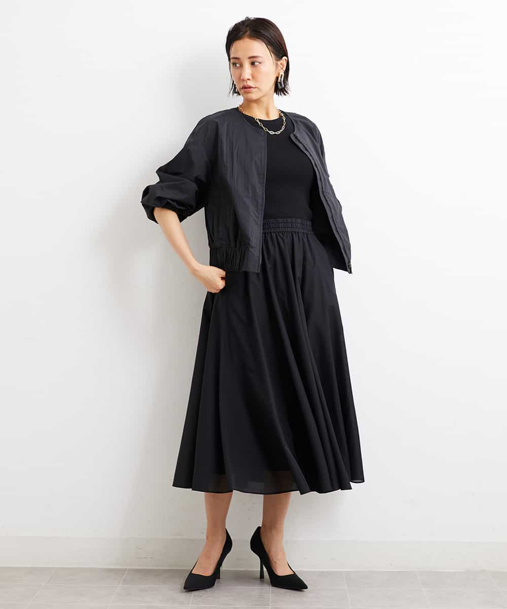 FMFGS30180 MICHEL KLEIN(ミッシェルクラン) [取り外し可能なカップ付き]リブニットタンクトップ（アンサンブル対応） ブラウン(87)