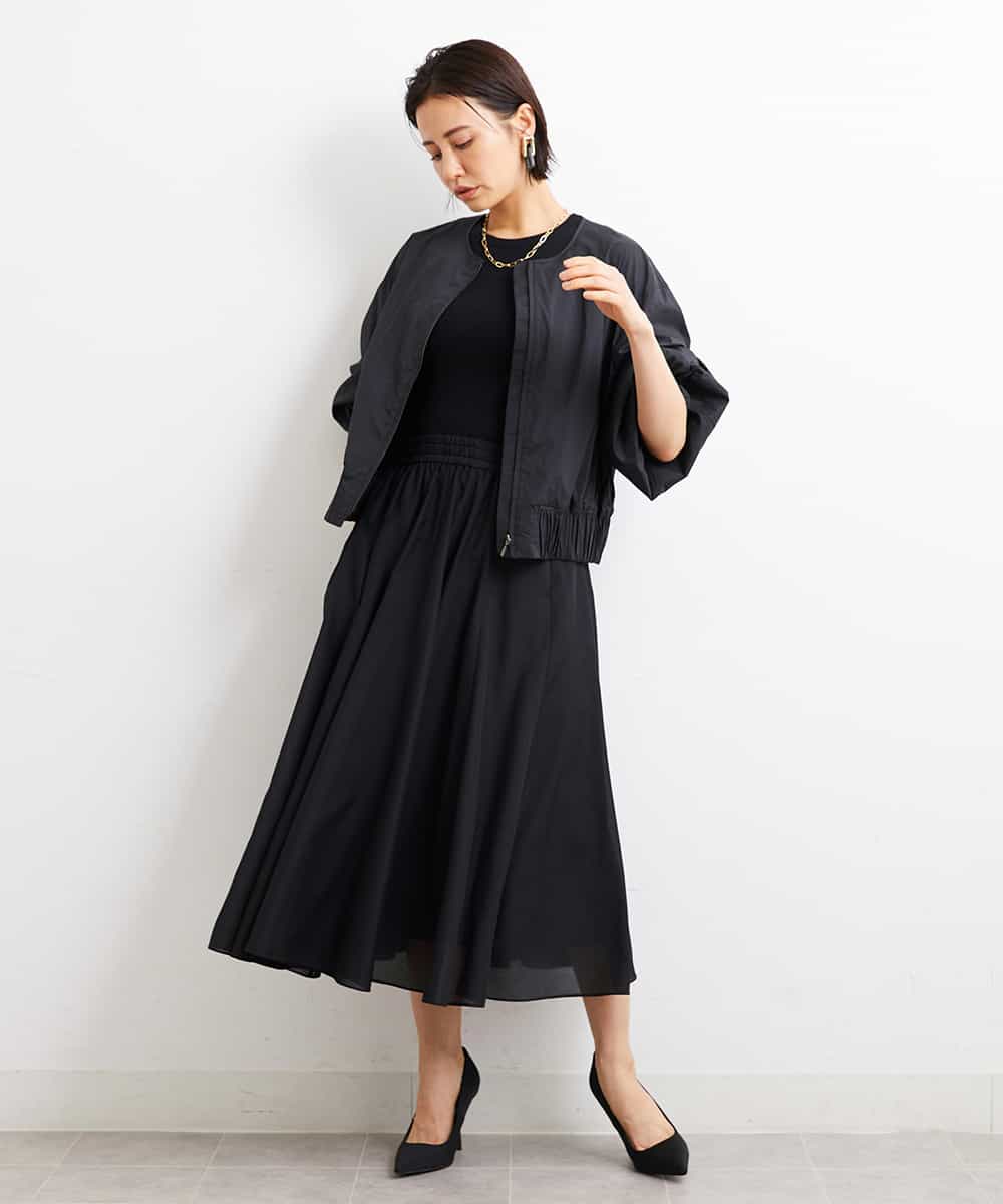 FMFGS30180 MICHEL KLEIN(ミッシェルクラン) [取り外し可能なカップ付き]リブニットタンクトップ（アンサンブル対応） ブラウン(87)
