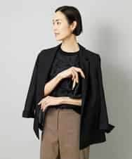 FMFHD01230 MICHEL KLEIN(ミッシェルクラン) サークルチュールプルオーバー グリーン