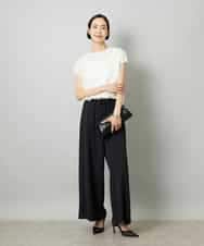 FMFHD01230 MICHEL KLEIN(ミッシェルクラン) サークルチュールプルオーバー グリーン