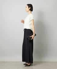 FMFHD01230 MICHEL KLEIN(ミッシェルクラン) サークルチュールプルオーバー グリーン