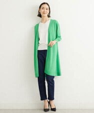 FMFHS70150 MICHEL KLEIN(ミッシェルクラン) ◆受注生産につき返品・交換・キャンセル不可◆ホールガーメント(R)Vネックニット ホワイト(90)