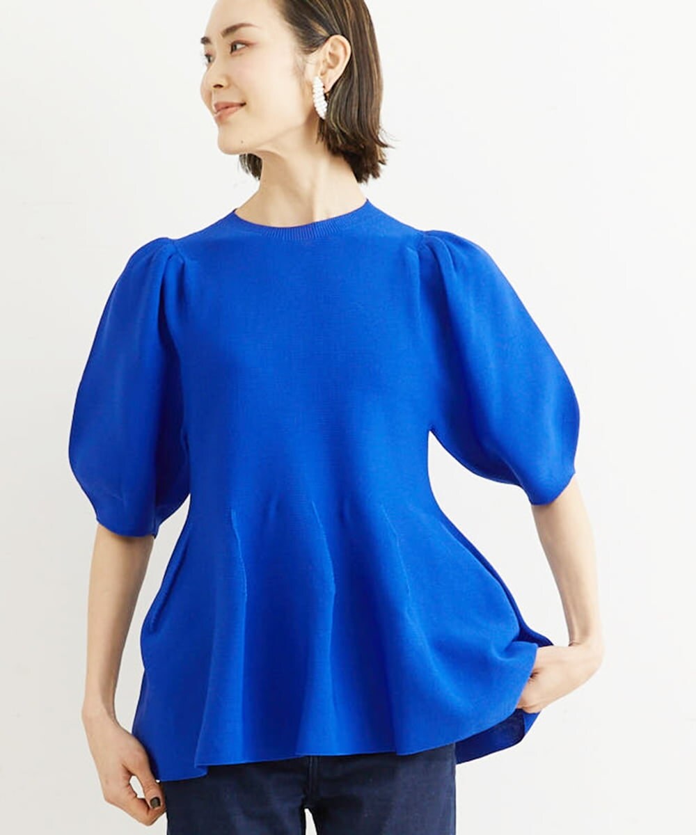 FMFHS71180 MICHEL KLEIN ◆受注生産につき返品・交換・キャンセル不可◆ホールガーメント(R)フォルムデザインニット