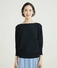 ドラマ着用]ホールガーメント(R)ドルマンスリーブニット（7分袖